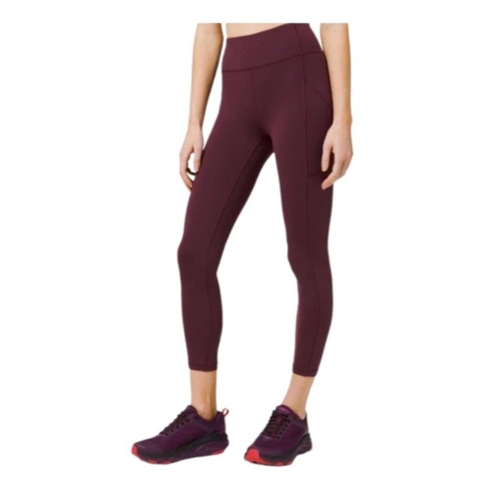 Lululemon Women's Invigorate High-Rise Tight 25" Cassis Leggings Size 6